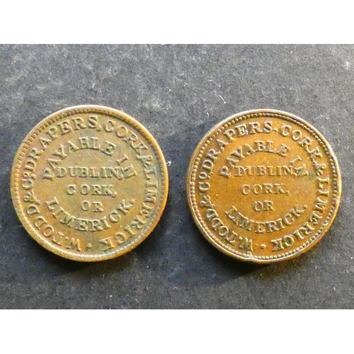 437 - TRADESMEN’S TOKENS – 19TH CENTURY UNOFFICIAL FARTHING.  Ireland, Dublin, Todd, Burns & Co., Bell-631... 