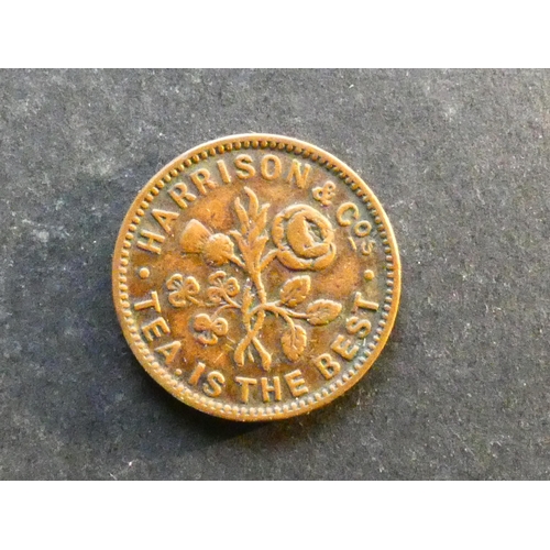 438 - TRADESMEN’S TOKENS – 19TH CENTURY UNOFFICIAL FARTHING.  Ireland, Kingstown (Dublin), Harrison & Co.,... 