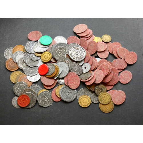 452 - CO-OP TOKENS.  Collection of various, including Brightside & Carbrook x1, Cambridge x1, Chard Indust... 