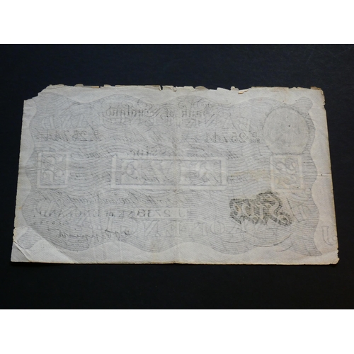 49 - GREAT BRITAIN – BANK OF ENGLAND.  5 Pounds.  Sign. PEPPIATT, 5th September 1938, serial number B/269... 