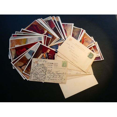 572 - POSTCARDS.  UK, Kings & Queens of England, including eight by Raphael Tuck, series 614 to 616, circa... 