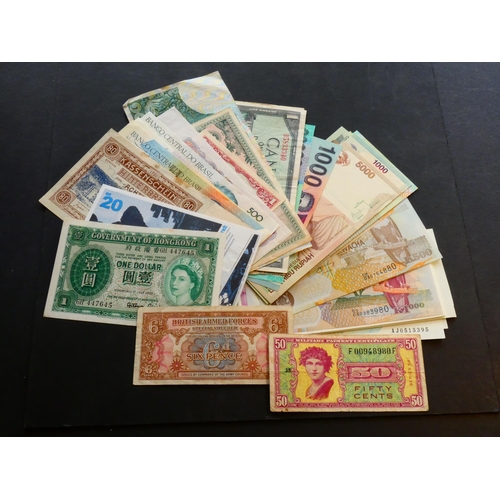 6 - COLLECTION – World.  Austria x1, Brazil x3, Bulgaria x1, Burma, Japanese Invasion Money x2, Cambodia... 