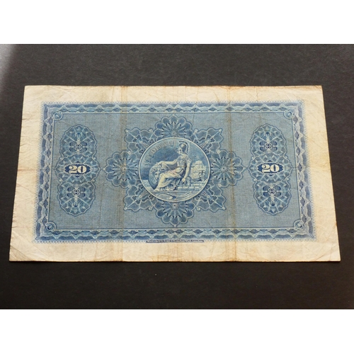 65 - SCOTLAND – British Linen Bank.  20 Pounds, 6.8.1935, sign. SINCLAIR-DEMPSTER, BL68a (SC234a, P-159a)... 