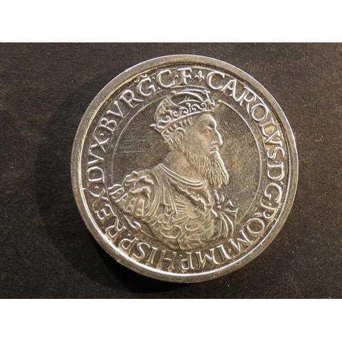 19 - COINS - BELGIUM.  Silver 5 Ecu, 1987, 30th anniversary of Treaties of Rome, KM166, EF.
