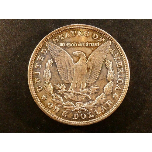65 - COINS - UNITED STATES OF AMERICA. Silver 1 Dollar, 1901, New Orleans mint, mintmark O below wreath, ... 