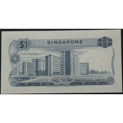 37 - SINGAPORE.  1 Dollar, ND(1970), red type I signature seal at centre, sign. DR. GOH KENG SWEE, P-1b, ... 