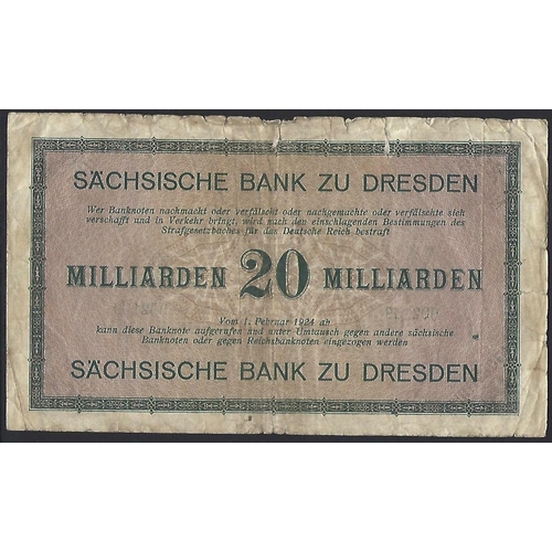 37 - GERMAN STATES.  Württemberg, inflationary period, 100 000 Mark, 15th June 1923, P-S985, NVF, centre ... 