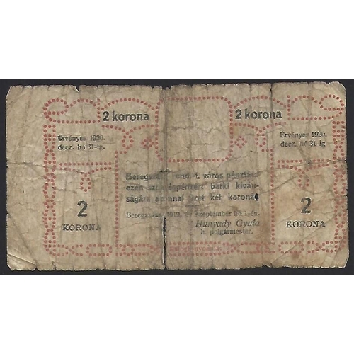 98 - WORLD - EUROPE.  CROATIA, Zagreb, 10 Filira, local currency, 14th June 1919, VG & 20 Filira, similar... 