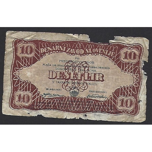 98 - WORLD - EUROPE.  CROATIA, Zagreb, 10 Filira, local currency, 14th June 1919, VG & 20 Filira, similar... 