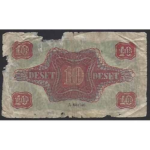 98 - WORLD - EUROPE.  CROATIA, Zagreb, 10 Filira, local currency, 14th June 1919, VG & 20 Filira, similar... 