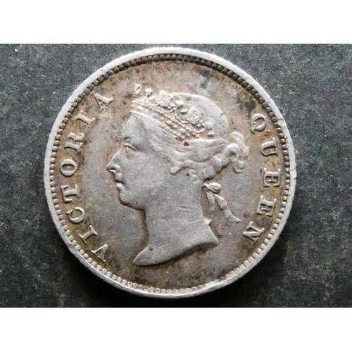 188 - BRITISH GUIANA & WEST INDIES.  Fourpence, 1894, KM26, VF