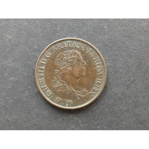 200 - CEYLON.  ½ Stiver, 1815, KM80, VF, small scratches & digs.