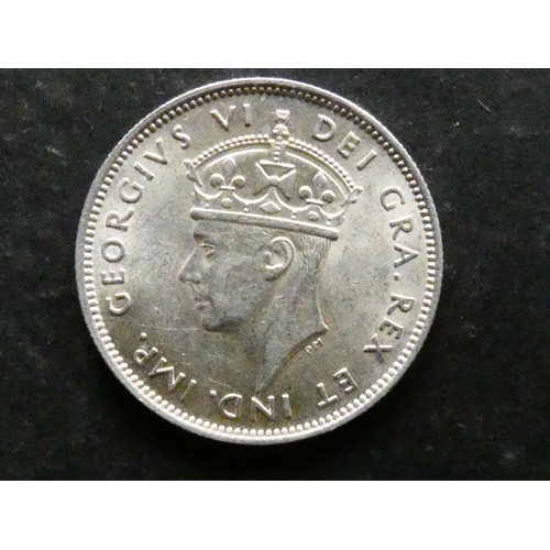 210 - CYPRUS.  Silver 9 Piastres, 1940, KM25, AUNC