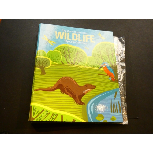 278 - GUERNSEY.  10 Pence, 2021, “Great British Isles Wildlife” – Woodland Mammals and Sea Life, collectio... 