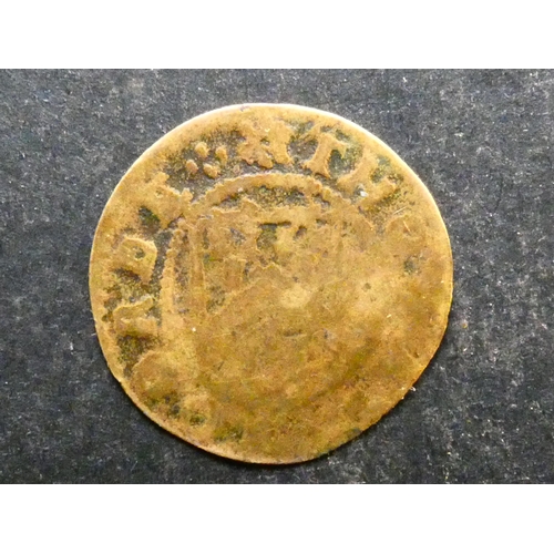 388 - TRADESMEN’S TOKENS, 17TH CENTURY.  Kent, Halfpenny, Lenham, obverse; THOMAS FOORDE, Grocers’ arms, r... 