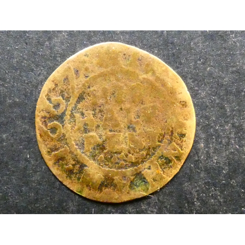 388 - TRADESMEN’S TOKENS, 17TH CENTURY.  Kent, Halfpenny, Lenham, obverse; THOMAS FOORDE, Grocers’ arms, r... 