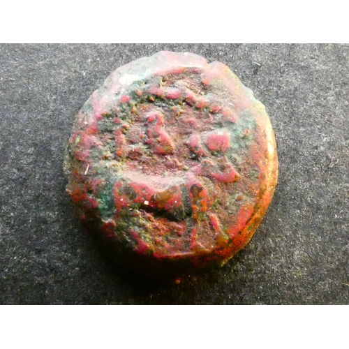 162 - ROMAN PROVINCIAL.  AE Dichalkon, 15mm, 2.41g of Alexandria in Egypt, late Julio-Claudian period, 1st... 