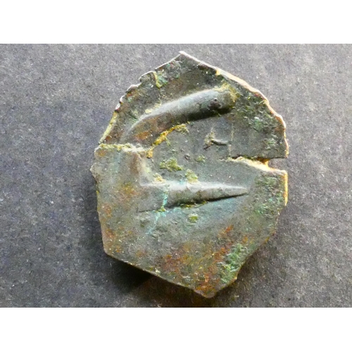 172 - CARTHAGE.  AE23, 8.54g, circa 241BCE, obverse; head of Tanit left, wreathed with corn, reverse; plou... 