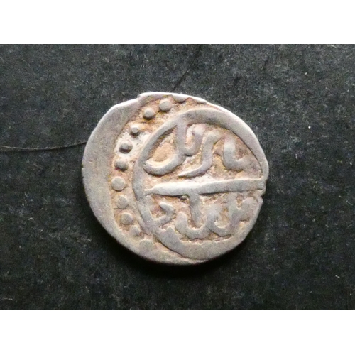 187 - OTTOMANS.  Bayezid I ibn Murad, AH791-804 (1389-1402CE), silver Akche, 1.19g, dated AH792, Mitchiner... 