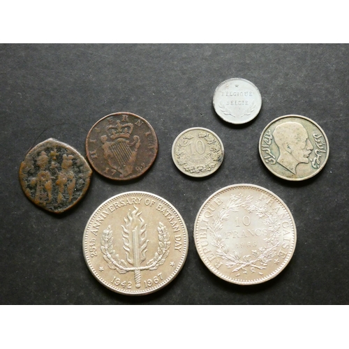 195 - COLLECTION.  World, including France, silver 10 Francs, 1965, together with Philippines 1 Peso, 1967... 