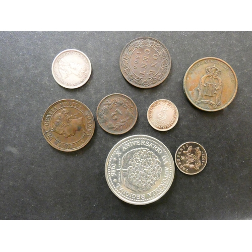 196 - COLLECTION.  World, including Azores, 100 Escudos, 1986, together with Australia, Sixpence, 1919M, p... 