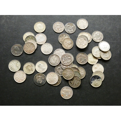 210 - AUSTRALIA.  3 Pence; 1910, 1911, 1912, 1914, 1916M, 1917M, 1918M, 1919M, 1920M, 1921M, 1922, 1924, 1... 