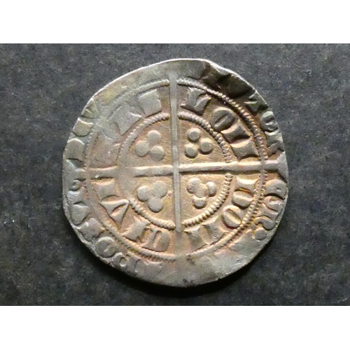 244 - ENGLAND.  Edward III (1327-1377), silver Groat, 4.53g, 4th coinage, pre-treaty period (1351-1361), L... 