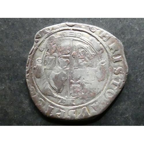 248 - ENGLAND.  Charles I (1625-1649), silver ½-Crown, tower mint under king, Group IV, mintmark triangle ... 