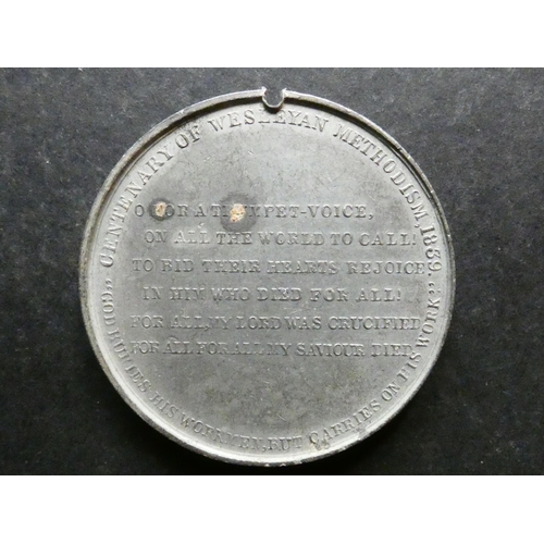 511 - MEDALLIONS, NATIONAL & LOCAL.  1839, Centenary of the foundation of the Wesleyan Methodist Society, ... 