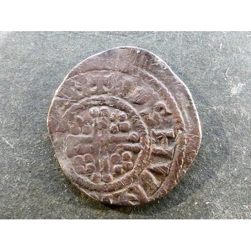 2 - ENGLAND.  Henry III (1216-1217), silver Penny, short cross coinage (1216-1247), Canterbury mint, cla... 