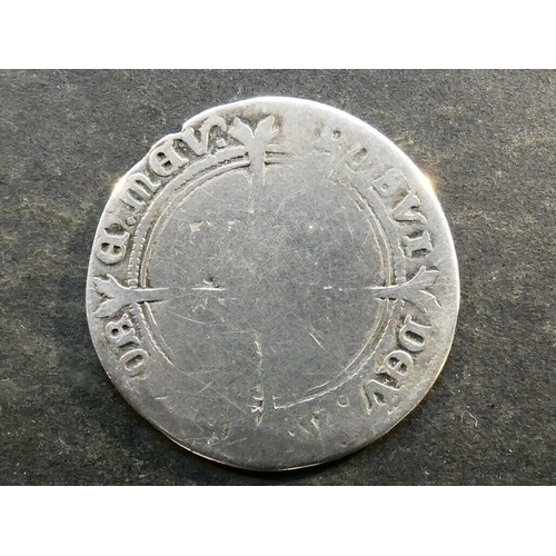 7 - ENGLAND.  England, Edward VI (1547-1553), silver Shilling, 5.00g, London mint, ND, fine silver issue... 