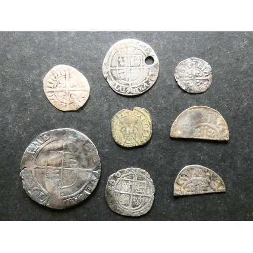 9 - ENGLAND.  Various, including John (1199-1216), cut Halfpenny, Renaud of York, together with Edward I... 