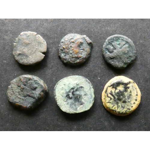 21 - GREEK. Phoenicia, Tyre, circa 1st Century BCE to 1st Century CE, small collection of bronzes, 11mm t... 