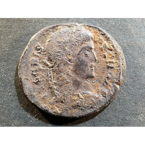 31 - ROMAN EMPIRE.  Various, including Faustina Junior (daughter of Marcus Aurelius, 161-180 CE), brass S... 