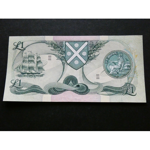 4 - GREAT BRITAIN. Scotland, Bank of Scotland. 1 Pound, 28th October 1974, sign. Clydesmuir & A.M. Russe... 