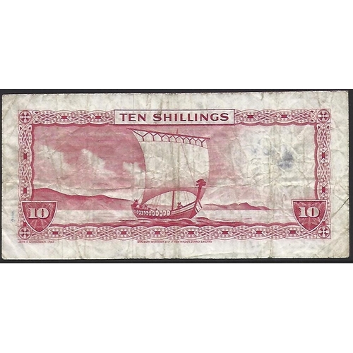 5 - GREAT BRITAIN.  Isle of Man Government. 10 Shillings, ND(1966-1972), sign. P. H. G. Stallard, M504, ... 