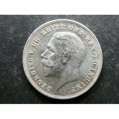 28 - UNITED KINGDOM.  George V (1910-1936). Silver Crown (5 Shillings), 1935, silver Jubilee issue, S-404... 