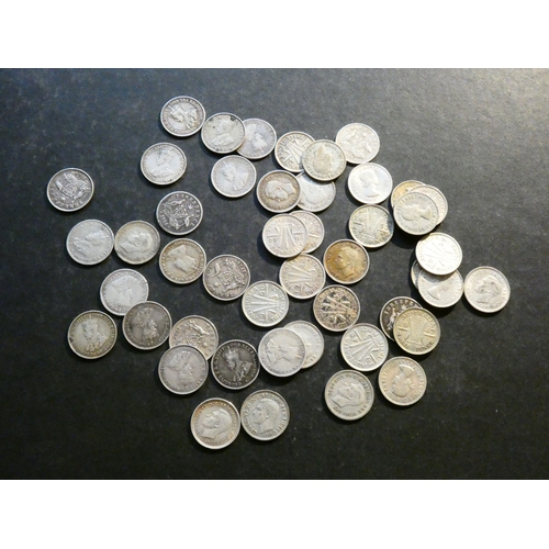 38 - AUSTRALIA.  Silver 3 Pence; 1910, 1911, 1912, 1914, 1916M, 1917M, 1918M, 1919M, 1920M, 1921M, 1922, ... 