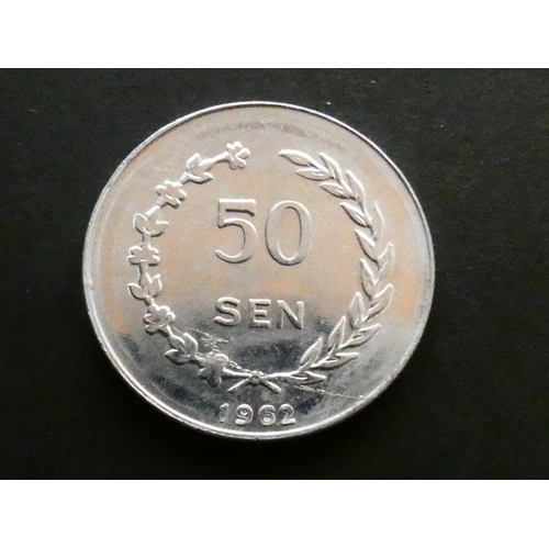 58 - INDONESIA.  Irian Barat, 50 Sen, 1962, KM9, NEF