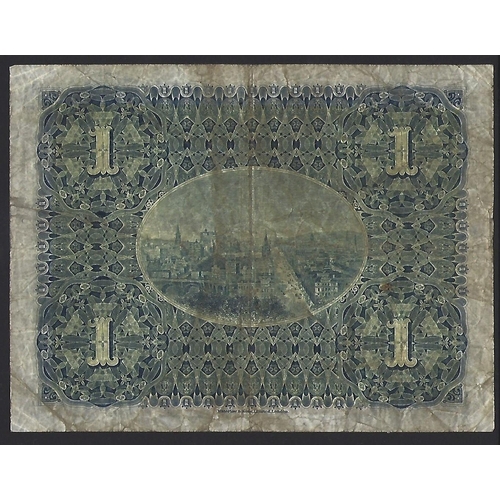 40 - SCOTLAND. The National Bank of Scotland Limited. 1 Pound, 15th May 1918, sign. W.J. Samuel and hand-... 