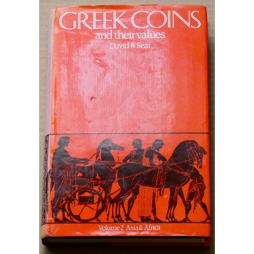 73 - BOOKS  David R. Sear, GREEK COINS AND THEIR VALUES, VOLUME 1, EUROPE, London, Seaby, 1978, 2nd editi... 