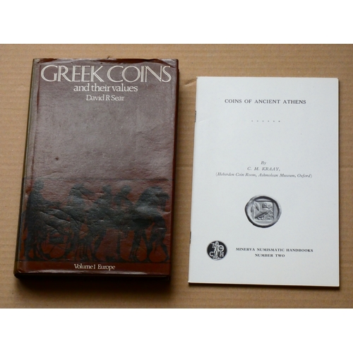 73 - BOOKS  David R. Sear, GREEK COINS AND THEIR VALUES, VOLUME 1, EUROPE, London, Seaby, 1978, 2nd editi... 