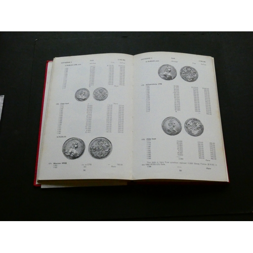 81 - BOOK.  Robert P Harris, “A GUIDEBOOK OF RUSSIAN COINS 1725 TO 1972,” 2nd edition, 1974, hardcover la... 