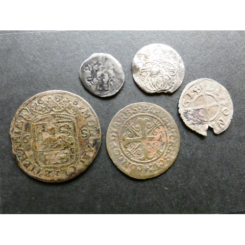 137 - COLLECTION.  NETHERLANDS, Gelderland-Zutphen, 6 Stuivers, 1688, KM19, together with HUNGARY, Karl-Ro... 