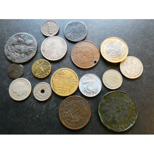 140 - COLLECTION.  Europe, including Azores [20 Reis, 1795, digs & eks, and 1865, holed), together with Ru... 