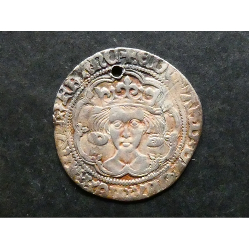 167 - ENGLAND.  Edward IV (2nd reign, 1471-1483), silver Groat, 2.46g, London mint, mintmark plain cross w... 