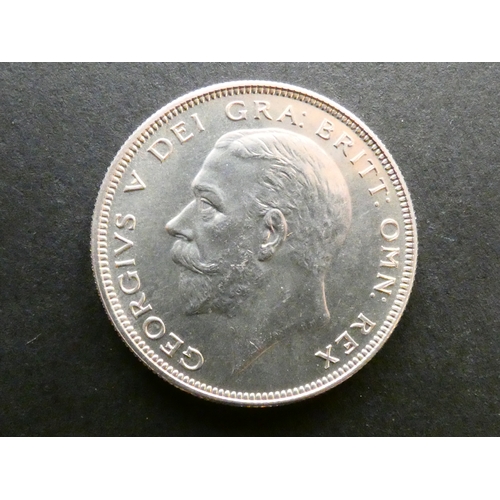 183 - UNITED KINGDOM.  Halfcrown.  1927, fourth coinage, S-4037, Proof, UNC, light marks.