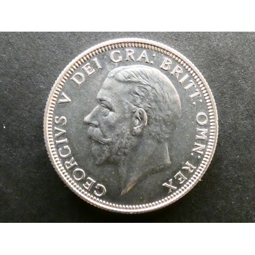 194 - UNITED KINGDOM.  Florin.  1927, fourth coinage, S-4038, Proof, UNC, light marks.