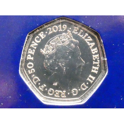 233 - UNITED KINGDOM. 50 Pence. 2019, 50th anniversary of the introduction of the 50p coin, 