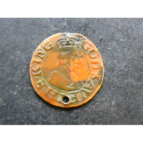 336 - TRADESMEN’S TOKENS, 17TH CENTURY.  Durham, Farthing, Durham, obverse; WILLIAM IORDAN, IN DVRHAM, rev... 